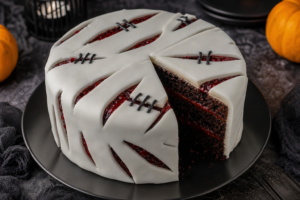 Halloween slash cake