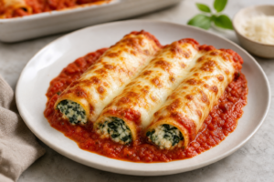 Spinach and Ricotta Cannelloni